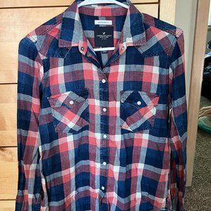 American Eagle Plaid Shirt
